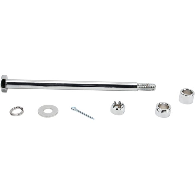 Drag specialties Axle Kit - Rear - Chrome Drag specialties Axle Kit - Rear - Chrome