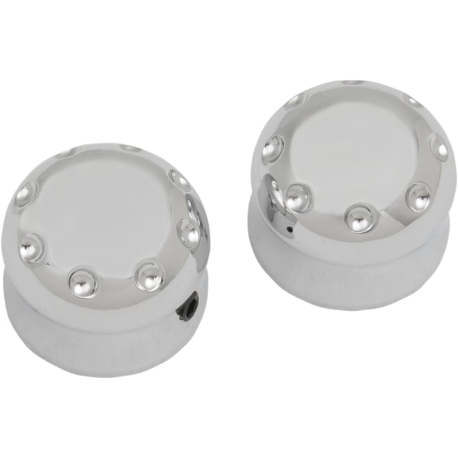 Covingtons Axle Cap - Front - Dimpled - Chrome