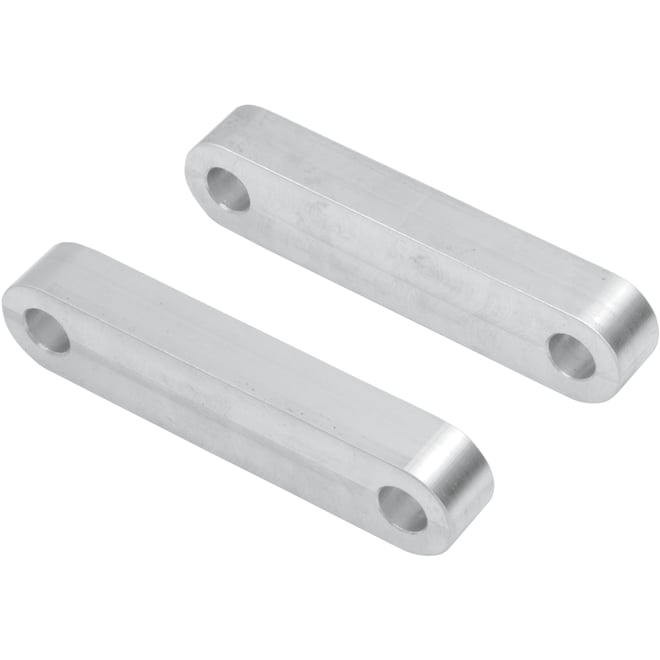 Klock werks Hugger Front Fender Mounting Blocks - For 21" Wheels - Satin