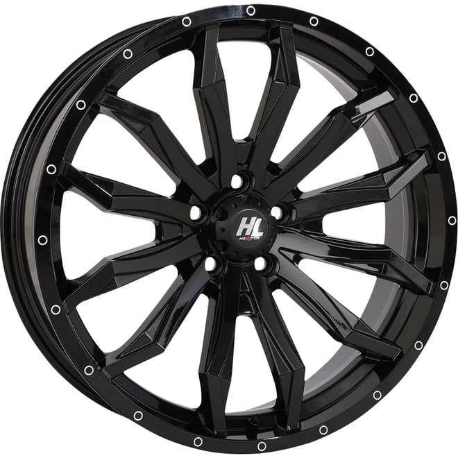 High lifter Wheel - HL21 - Front/Rear - Gloss Black - 20x7 - 4/156 - 4+3 (+10 mm)