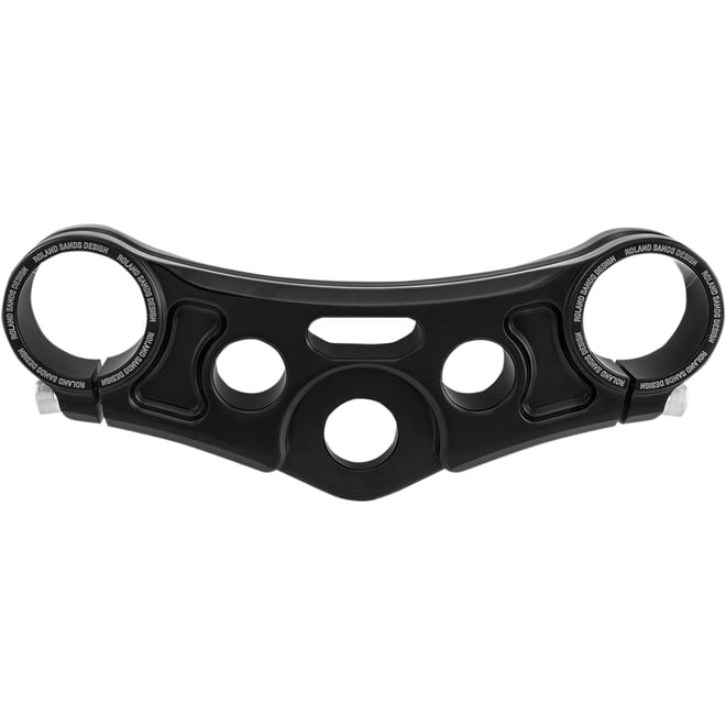 Rsd Top Triple Clamp - Gloss Black - With Riser Holes