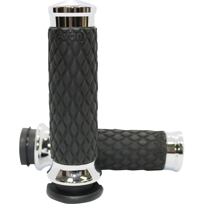 Avon grips Grips - Diamond Contour - Chrome