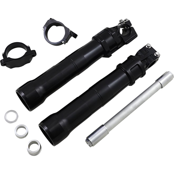 Alloy art Fork Legs - 49 mm - Lower - Black Anodized