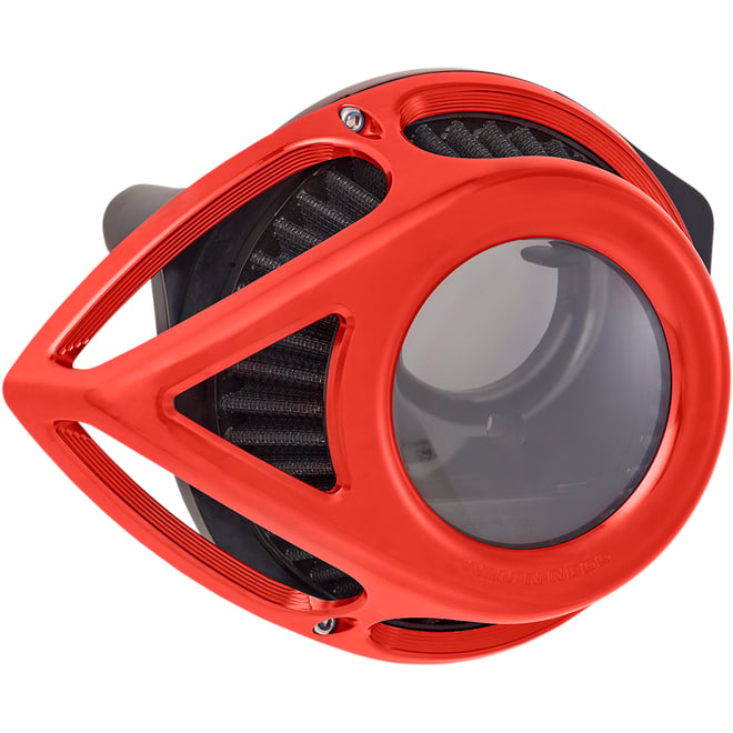 Arlen ness Clear Tear Air Cleaner Kit - Red