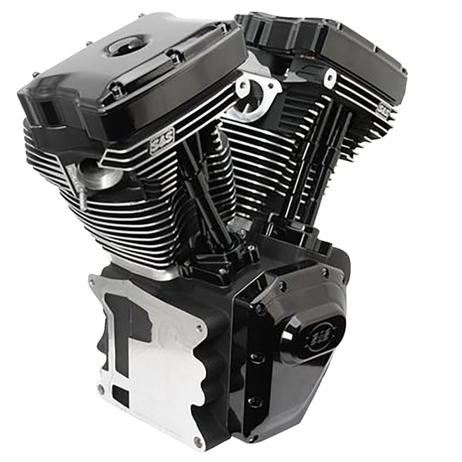 S&s cycle T143 Long Block Engine - Black - Touring | Dyna