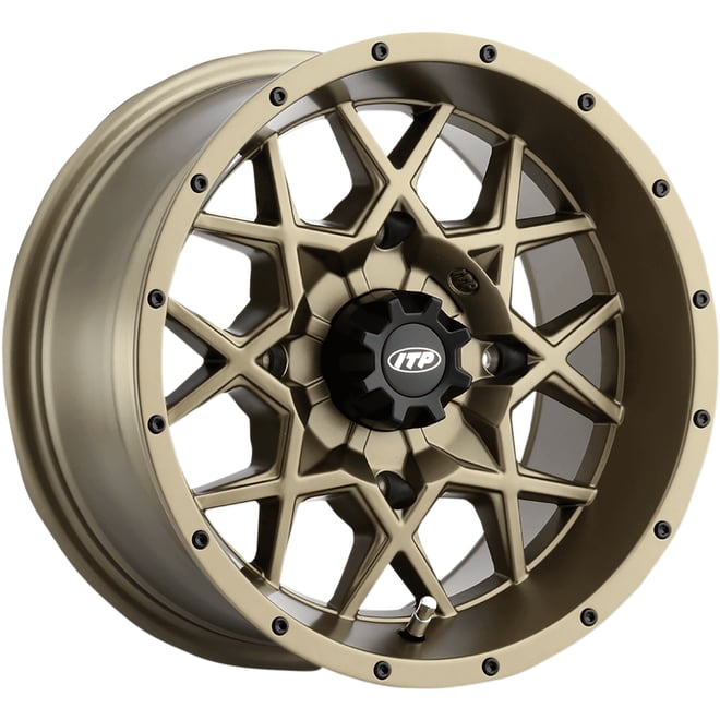Itp Wheel - Hurricane - Front/Rear - Bronze - 14x7 - 4/156 - 4+3