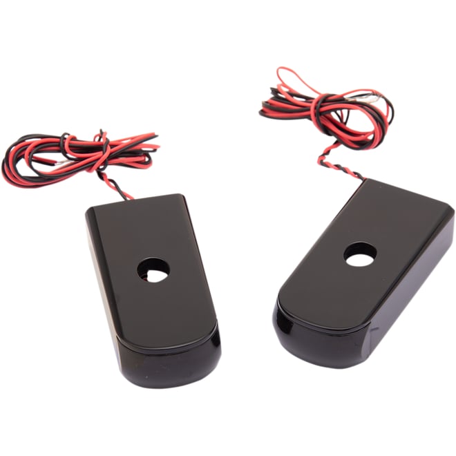 Alloy art LED Strut Light - Smoke/Red Black 18ST