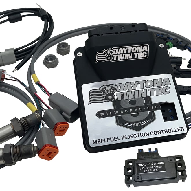 Daytona twin tec llc Fuel Injection Electronic Control Module Kit with 3 BAR Manifold - M8 Softail Daytona twin tec llc Fuel Injection Electronic Control Module Kit with 3 BAR Manifold - M8 Softail