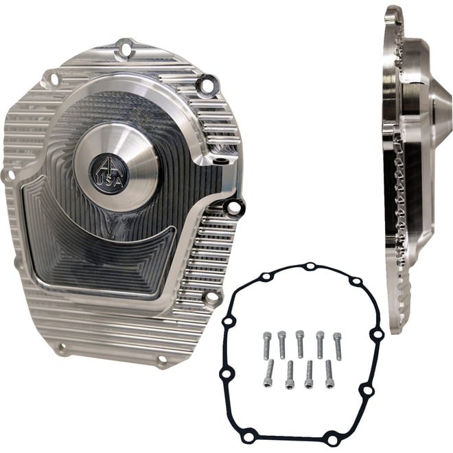 Alloy art Comp Cam Cover - Raw - M8