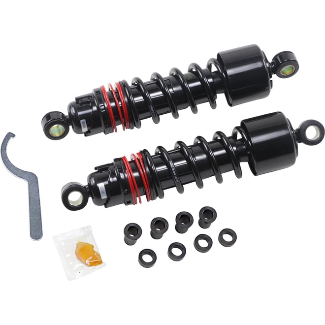 Burly brand Slammer Plus Shocks - Black - XL