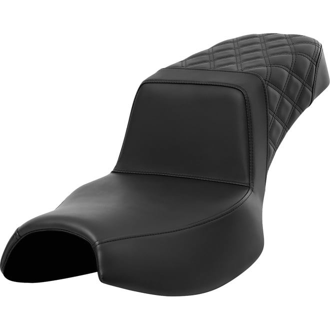 Saddlemen Step-Up Seat - Rear Lattice Stitch - Extended Reach - Challenger '20-'24 Saddlemen Step-Up Seat - Rear Lattice Stitch - Extended Reach - Challenger '20-'24