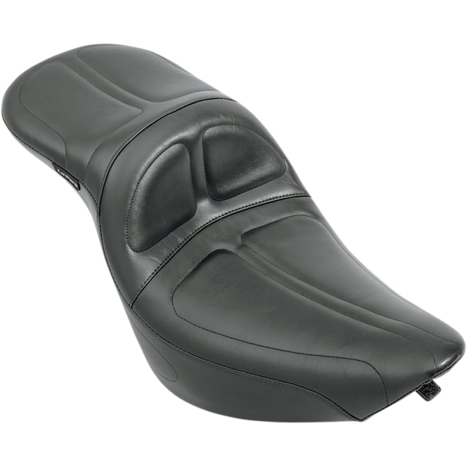 Le pera Maverick Daddy Long Legs Seat - Black - Stitched - Softail '00-'17