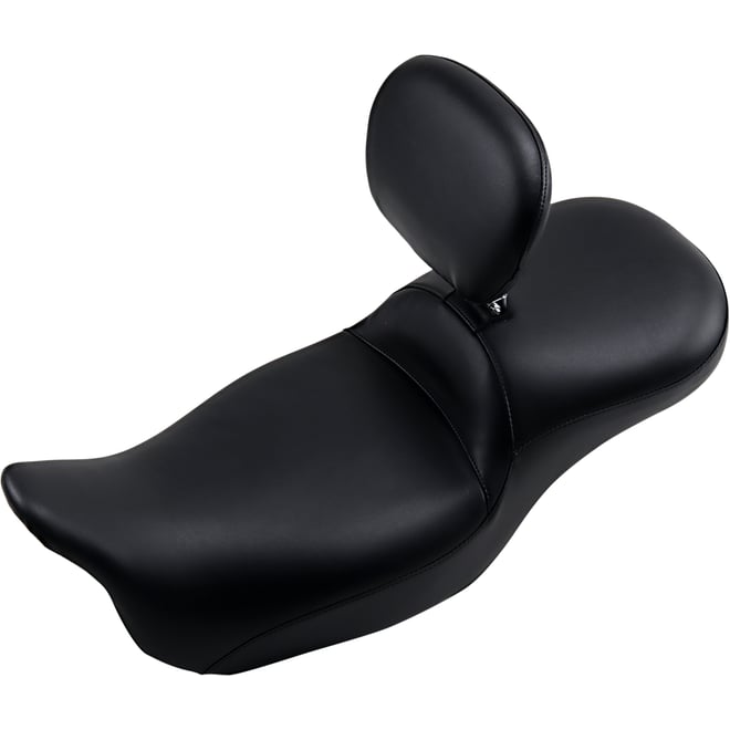 Le pera Maverick Daddy Long Legs Seat - With Backrest - Black - Smooth - FL '08-'23 Le pera Maverick Daddy Long Legs Seat - With Backrest - Black - Smooth - FL '08-'23