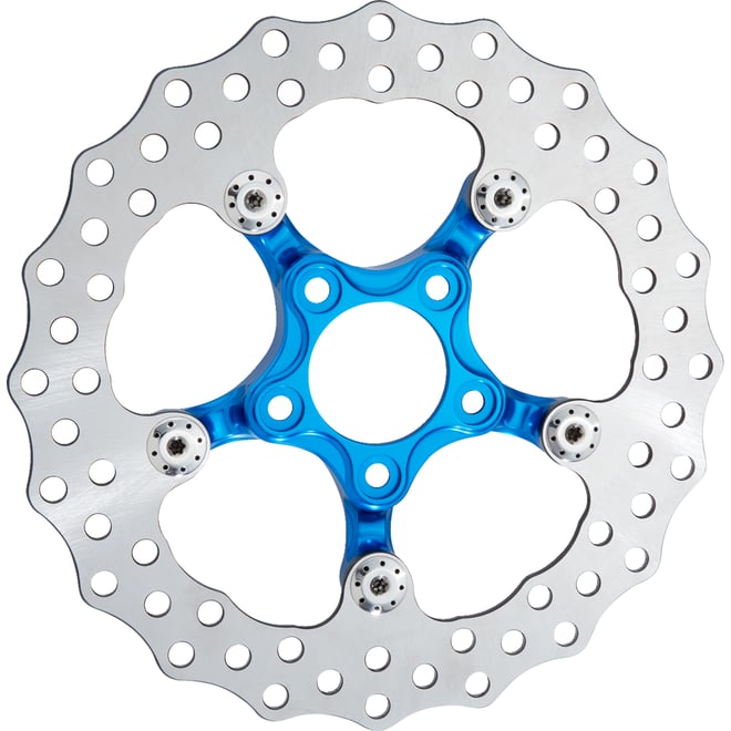 Arlen ness Spider Rotor - 11-1/2" - Blue Arlen ness Spider Rotor - 11-1/2" - Blue