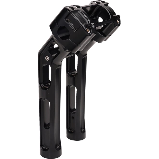 Arlen ness Risers - Method - Softail Gauge Cut-Out - 10" - Black