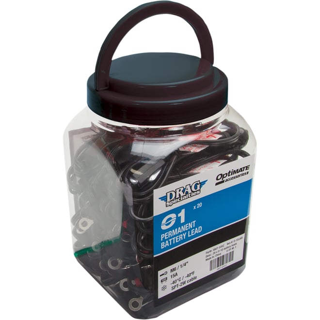 Drag specialties Permanent Battery Lead O-01 - 20x6 Drag specialties Permanent Battery Lead O-01 - 20x6