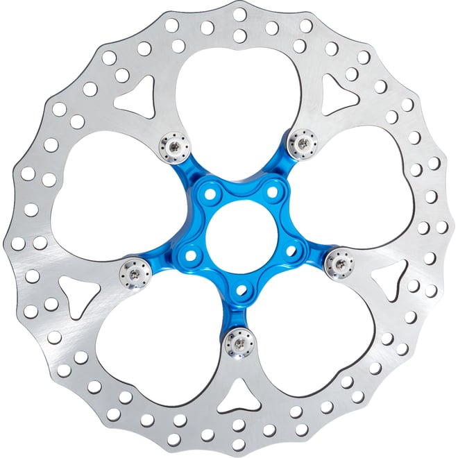 Arlen ness Spider Rotor - 14" - Blue Arlen ness Spider Rotor - 14" - Blue