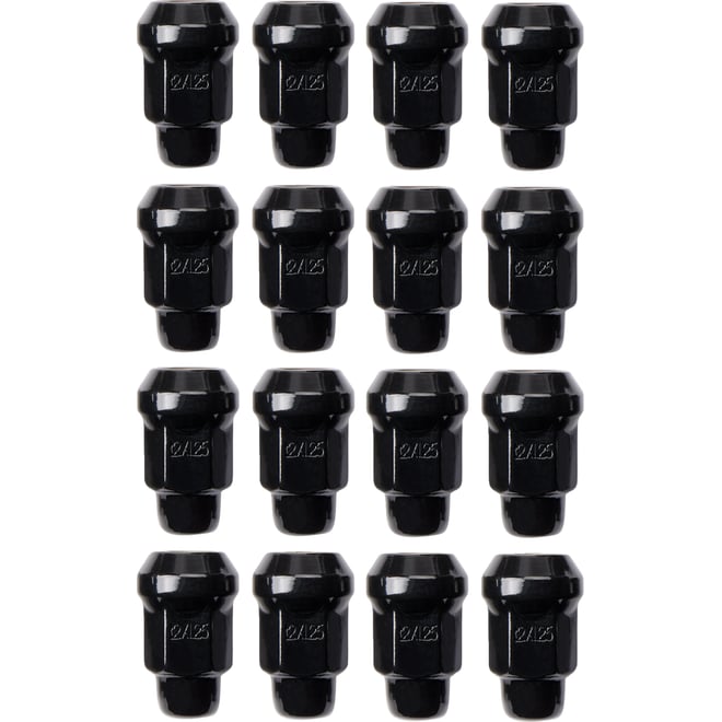 Itp Lug Nut - Black - 12 mm