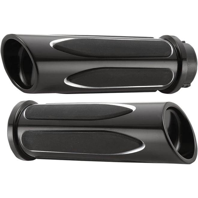 Arlen ness Grips - Comfort - Deep Cut - TBW - Black