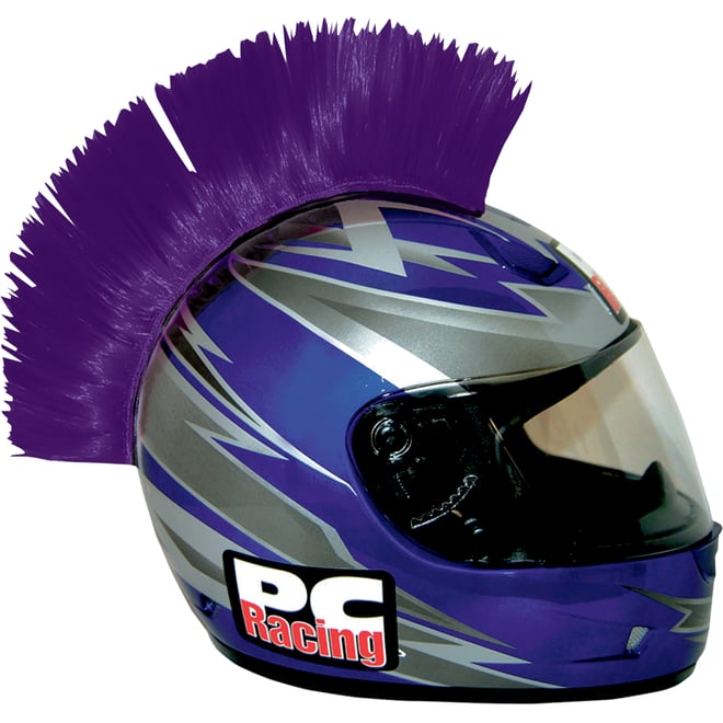 Pc racing Helmet Mohawk - Purple