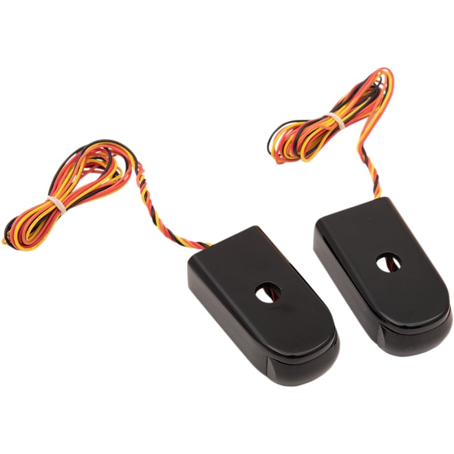 Alloy art LED Strut Light - Smoke/Red Black FXLR