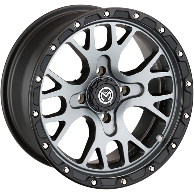 Moose utility Wheel - 545X - Front/Rear - Gray - 14x7 - 4/110 - 5+2