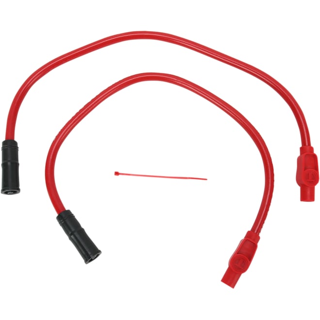 Sumax 10.4 mm Spark Plug Wire - Black - '99-'08 Red