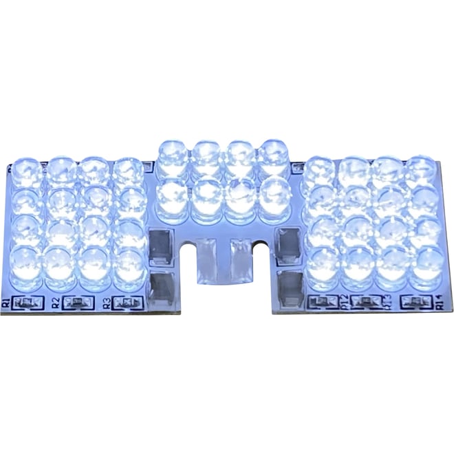 Custom dynamics LED Fender Light Tip Board - White