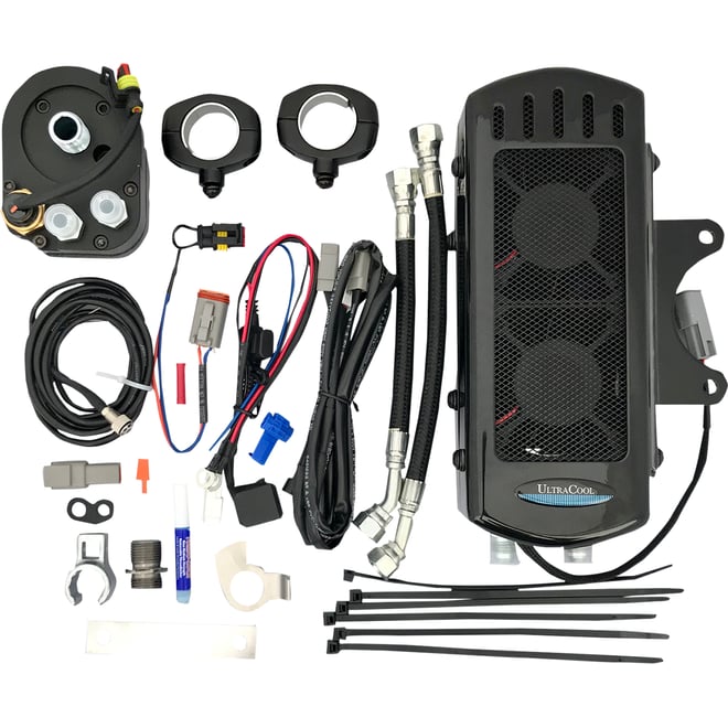 Ultracool Oil Cooler Kit - Gloss Black