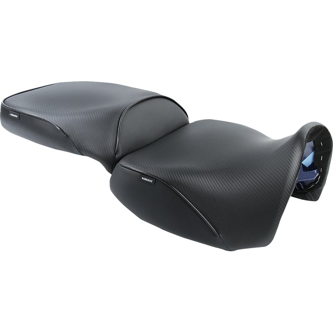 Sargent Two-Piece Seat - Black - CarbonFX - Pan America