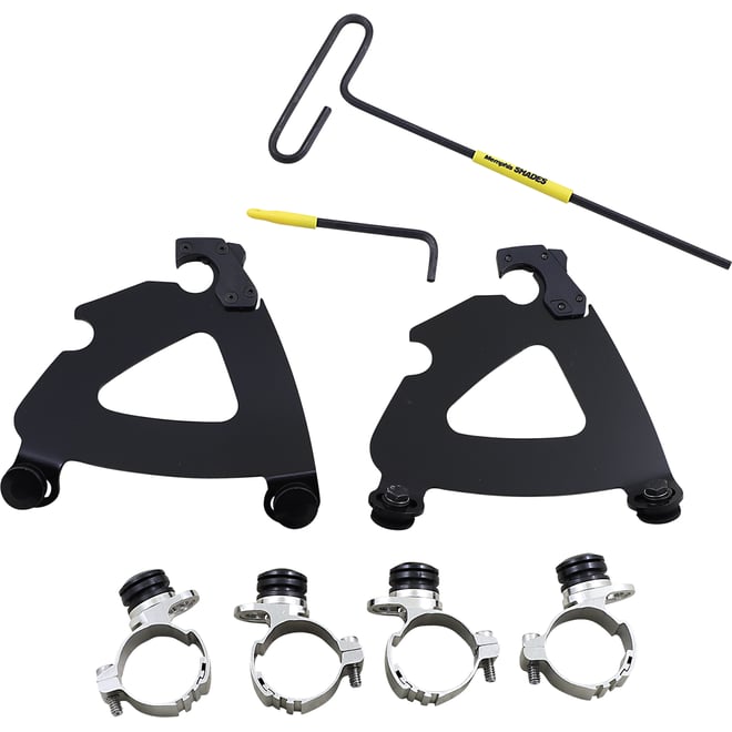 Memphis shades Road Warrior Trigger-Lock Mounting Kit - Black - XL
