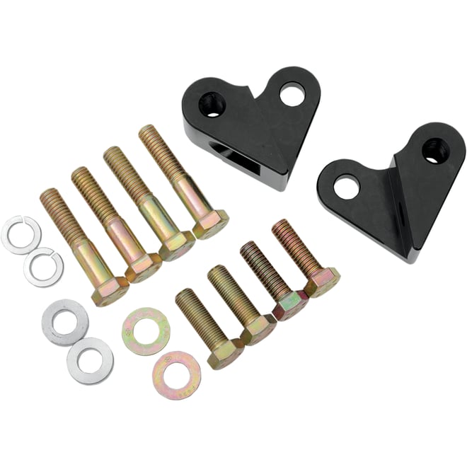 La choppers Rear Lowering Kit - Black Powder Coated - Lowers 1" - '97-'01 FL