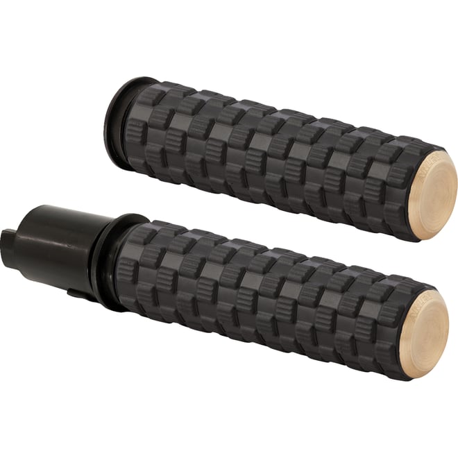 Arlen ness Grips - Air Trax - TBW - Brass