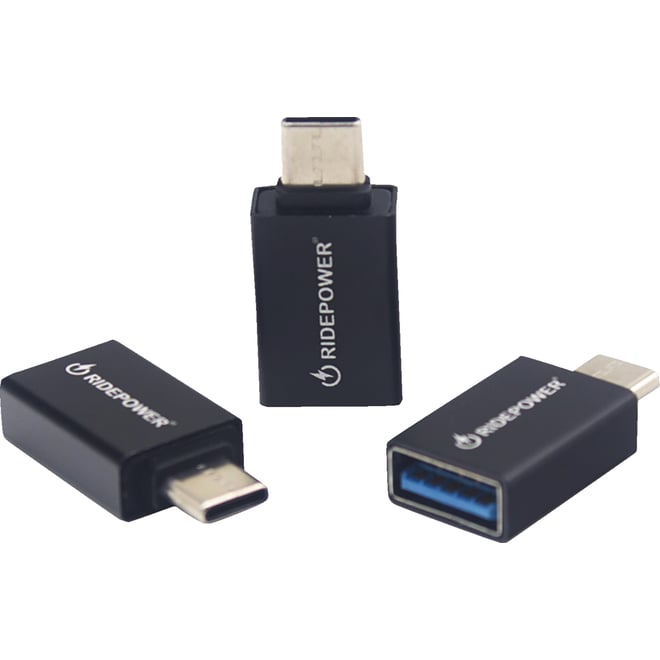 Ridepower Power Adapter - Female USB to Male USB-C Ridepower Power Adapter - Female USB to Male USB-C