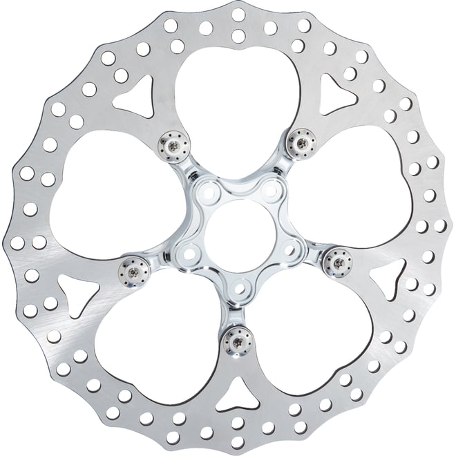 Arlen ness Spider Rotor - 14" - Chrome Arlen ness Spider Rotor - 14" - Chrome