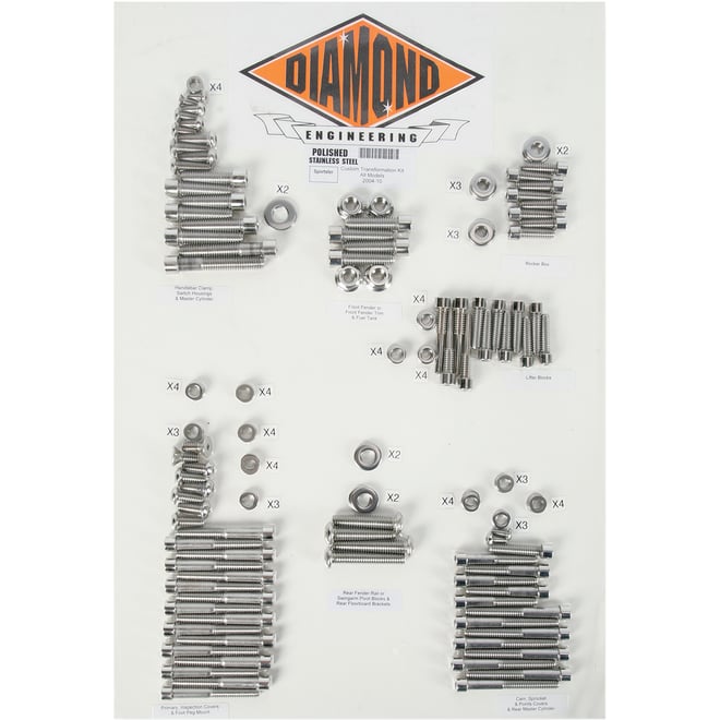 Diamond engineering Bolt Kit - Transformation - XL