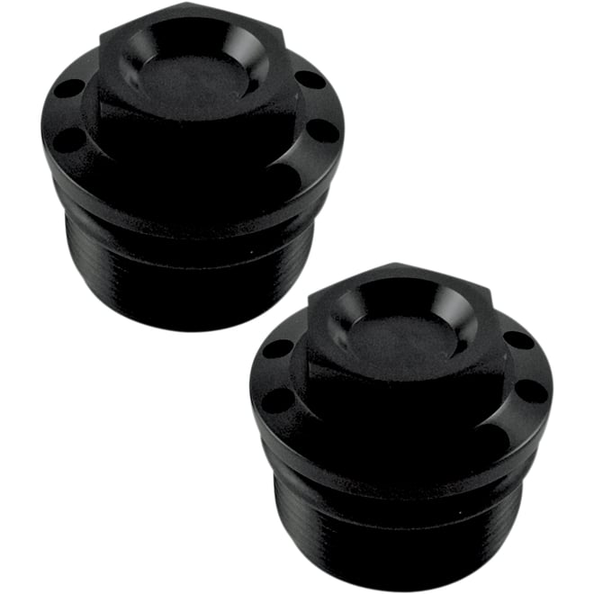 Joker machine Fork Tube Caps - Black - 39 mm