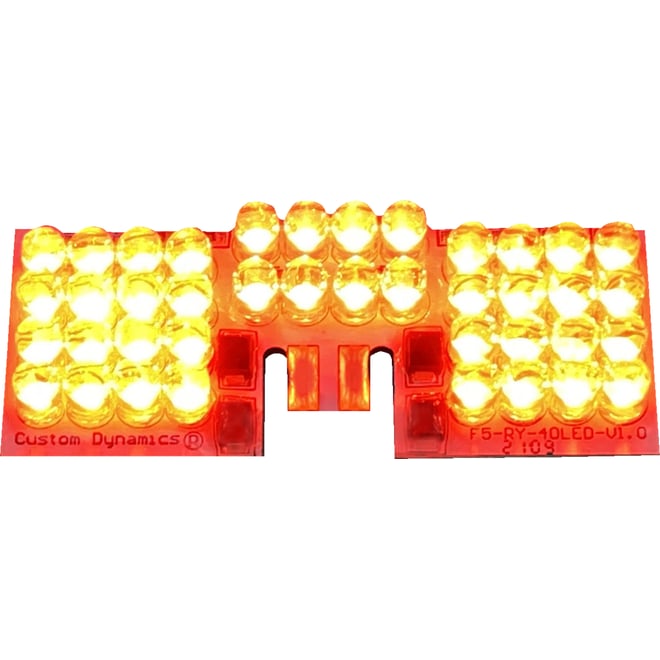 Custom dynamics LED Fender Tip Boards - Red