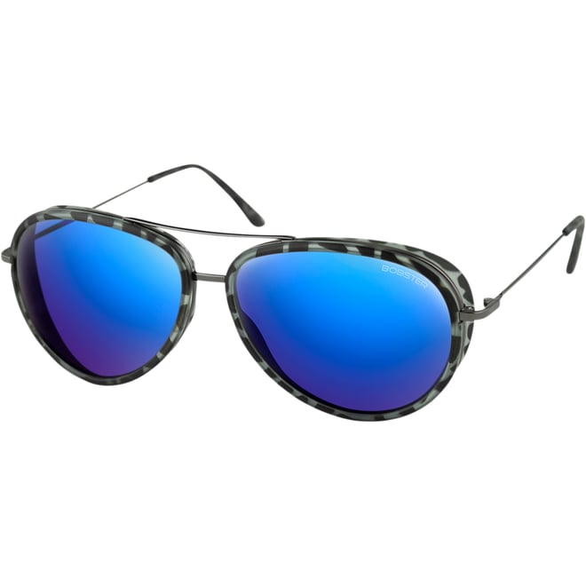 Bobster Ice Sunglasses - Matte Gray Tortoise Gunmetal - Brown HD Blue Mirror Bobster Ice Sunglasses - Matte Gray Tortoise Gunmetal - Brown HD Blue Mirror