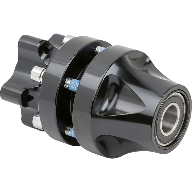 Arlen ness Hub - Cartridge - Front/Single Disc - Black