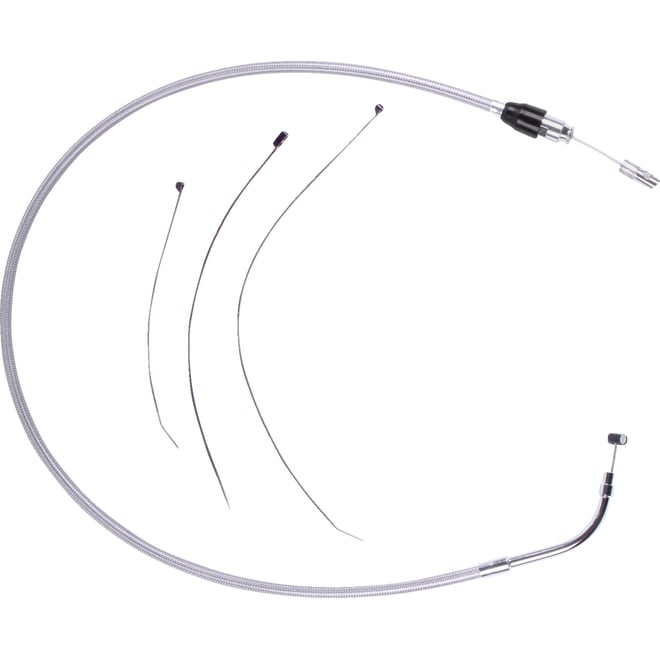 Drag specialties Quick Connect Clutch Cable - Upper - Stainless Steel Drag specialties Quick Connect Clutch Cable - Upper - Stainless Steel