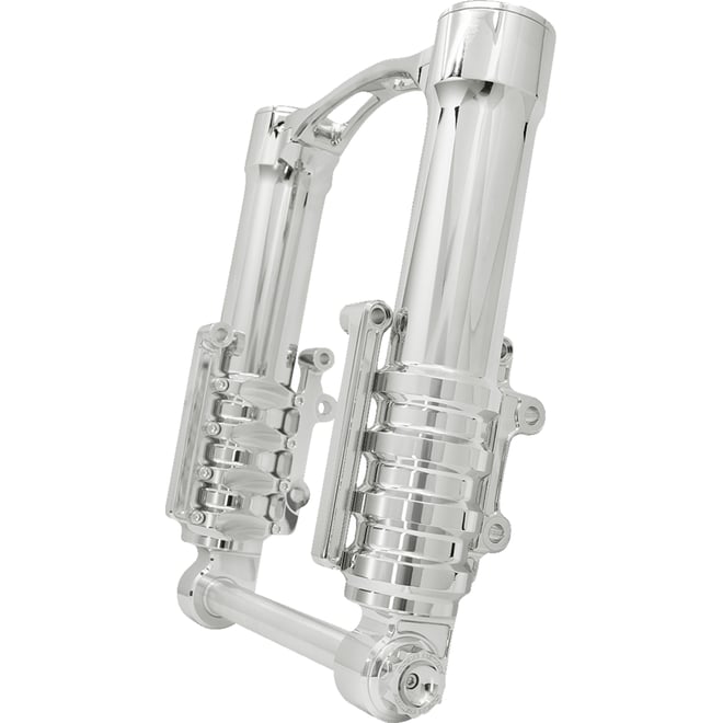 Arlen ness Fork Legs - 49 mm - Chrome - For Factory Brake Caliper