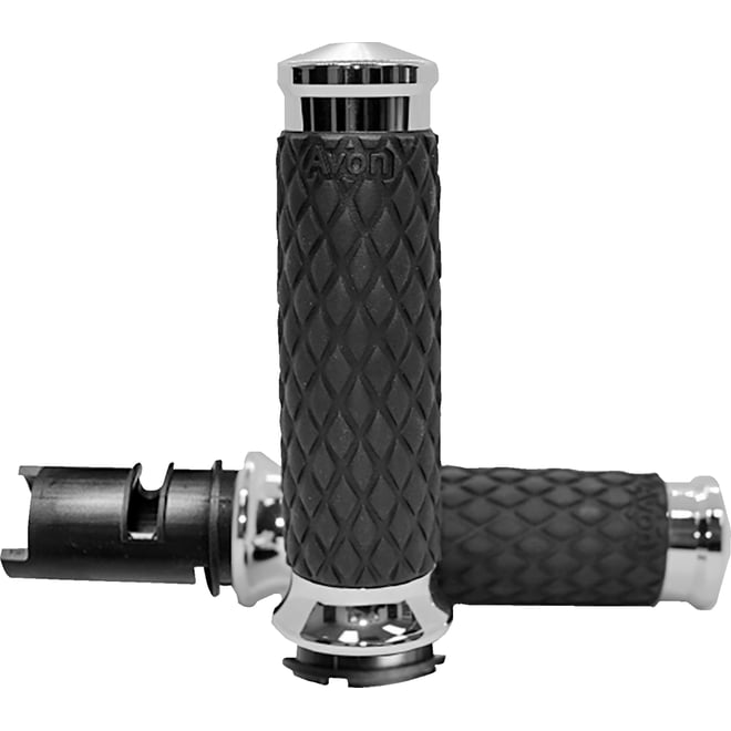 Avon grips Diamond Contour Grips - Chrome - TBW