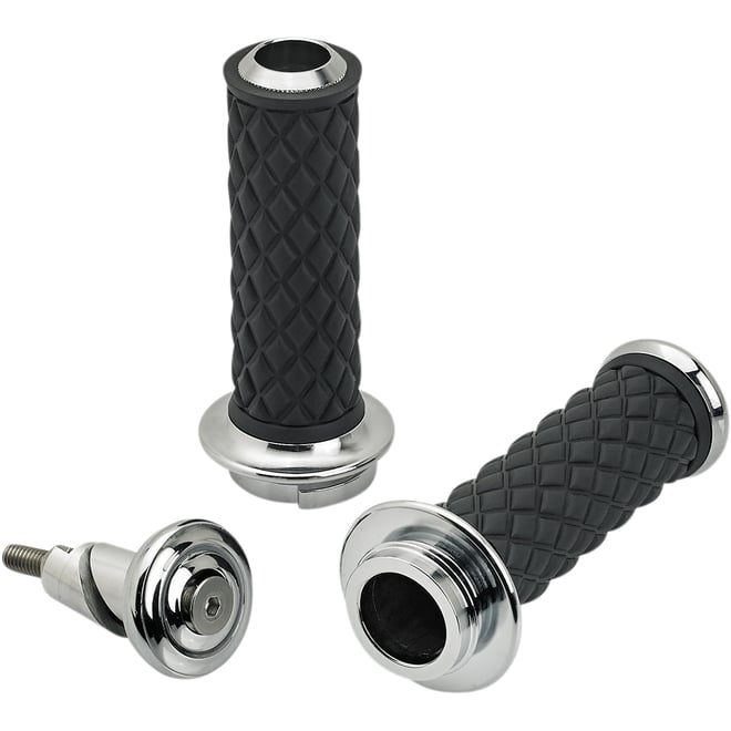 Biltwell Grips - Alumicore - TBW - Chrome