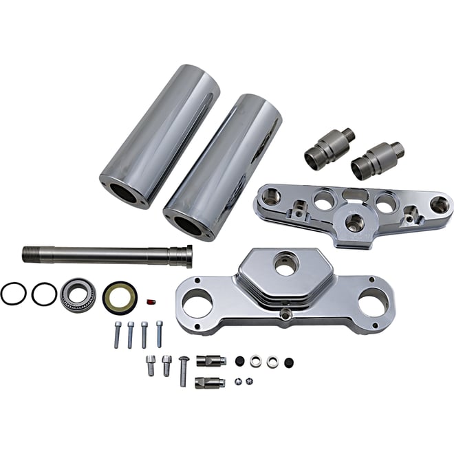 Hawg halters Triple Tree - Chrome - 4°