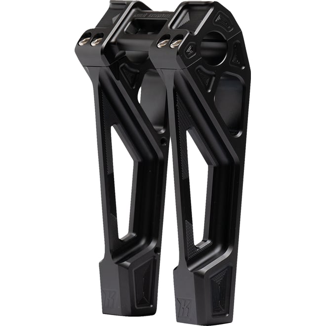 Kodlin usa Risers - Fastback - Includes Clamp - 8" - Black