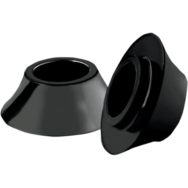 Rc components Tapered Axle Spacer - Front - Black - No ABS - '08+ FLH
