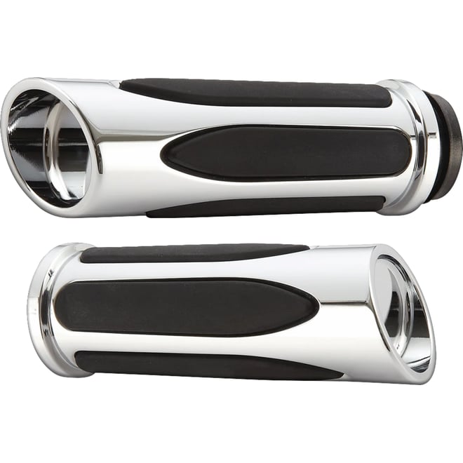 Arlen ness Grips - Comfort - Deep Cut - TBW - Chrome