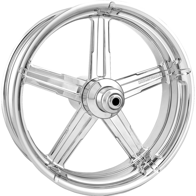 Performance machine (pm) Wheel - Formula - Front - Dual Disc/without ABS - Chrome - 21x3.5 - '08+ FL