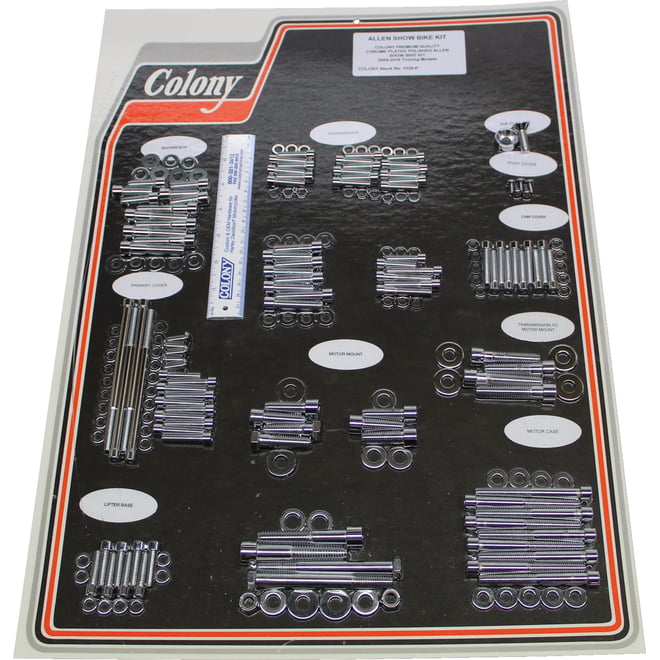 Colony Bolt Kit - Engine - Chrome